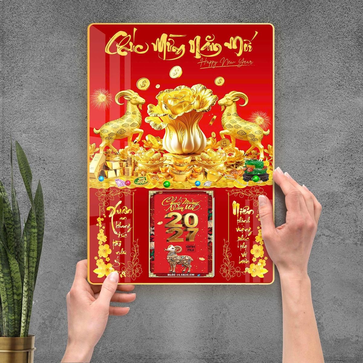 Lịch Bìa Lamina 40x60cm Ba Nhất 2027 BN332 Quà Tết Tri Ân Cán Bộ Nhân Viên Lịch Bìa Lamina 40x60cm Ba Nhất 2027 BN332 Quà Tết Tri Ân Cán Bộ Nhân Viên
