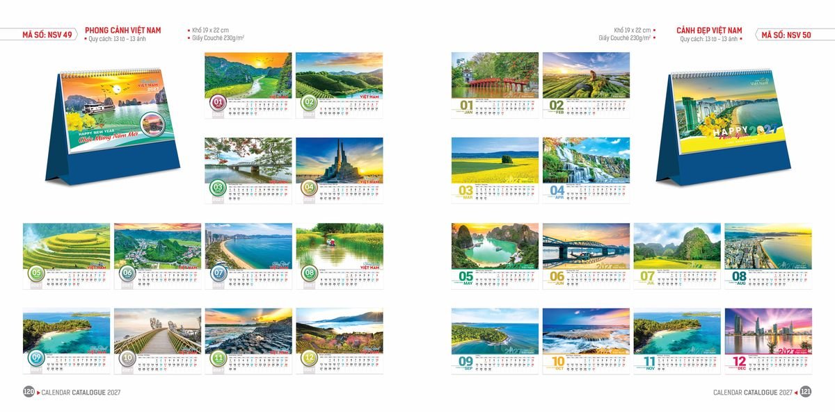 Lịch Để Bàn Ba Nhất Ba Nhất 2027 BN461 Quà Tết Tri Ân Cán Bộ Nhân Viên Lịch Để Bàn Ba Nhất Ba Nhất 2027 BN461 Quà Tết Tri Ân Cán Bộ Nhân Viên
