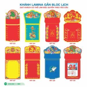 Lịch Bìa Treo 2027 HBT Mẫu HBT228 (40 x 62 cm) Quà Tết Tri Ân Cán Bộ Nhân Viên in logo doanh nghiệp quà tặng Tết tại Quà Tặng Nhân Viên SG