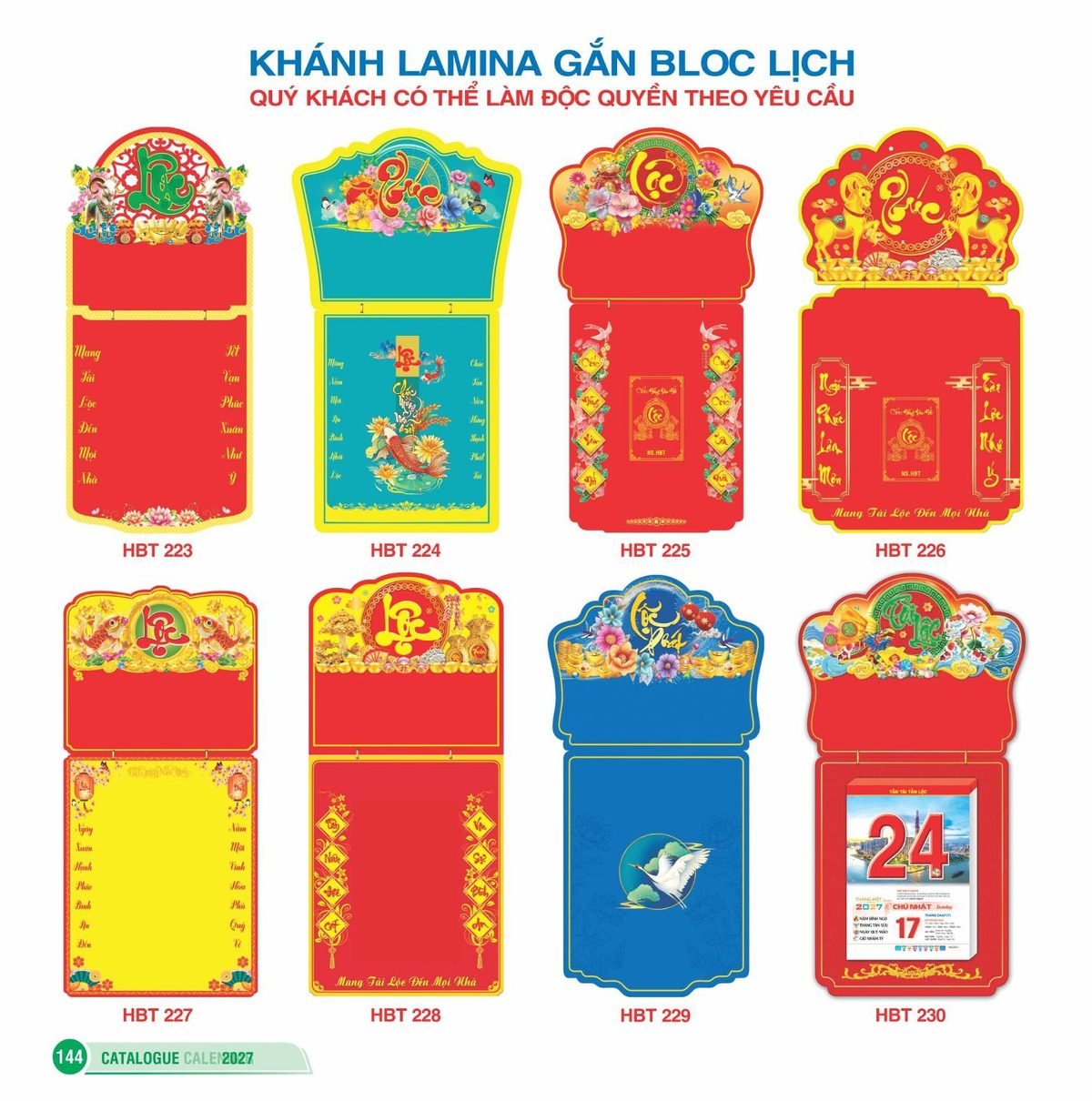 Lịch Bìa Treo 2027 HBT Mẫu HBT236 (40 x 62 cm) Quà Tết Tri Ân Cán Bộ Nhân Viên Lịch Bìa Treo 2027 HBT Mẫu HBT236 (40 x 62 cm) Quà Tết Tri Ân Cán Bộ Nhân Viên in logo doanh nghiệp quà tặng Tết tại Quà Tặng Nhân Viên SG