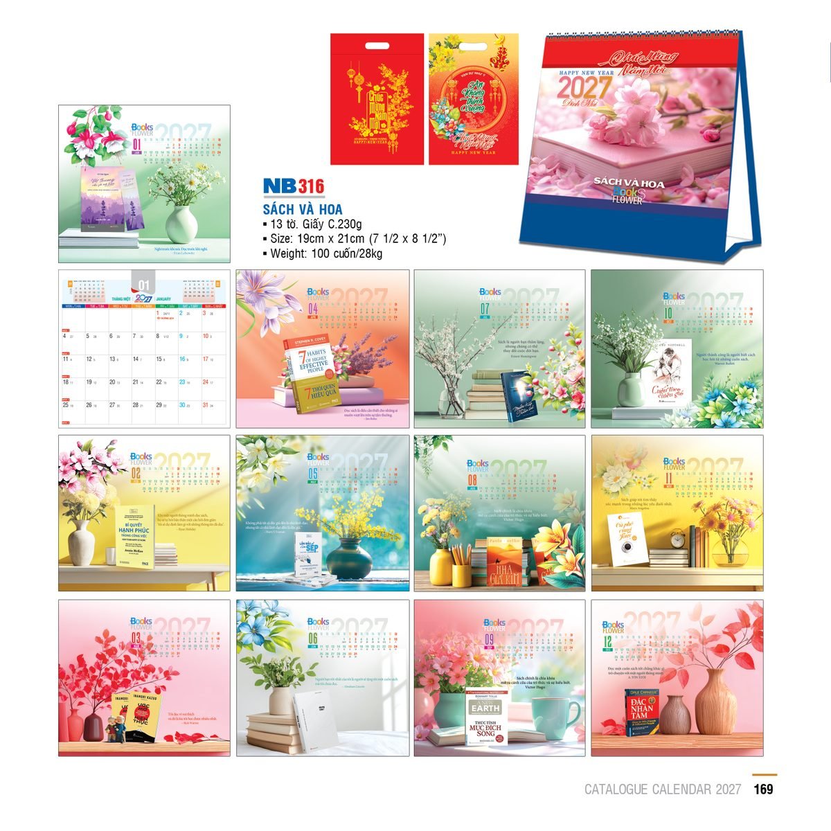 Lịch Bloc 2027 NB Mẫu NB316 (29 x 41 cm) Quà Tết Tri Ân Cán Bộ Nhân Viên Lịch Bloc 2027 NB Mẫu NB316 (29 x 41 cm) Quà Tết Tri Ân Cán Bộ Nhân Viên in logo doanh nghiệp quà tặng Tết tại Quà Tặng Nhân Viên SG