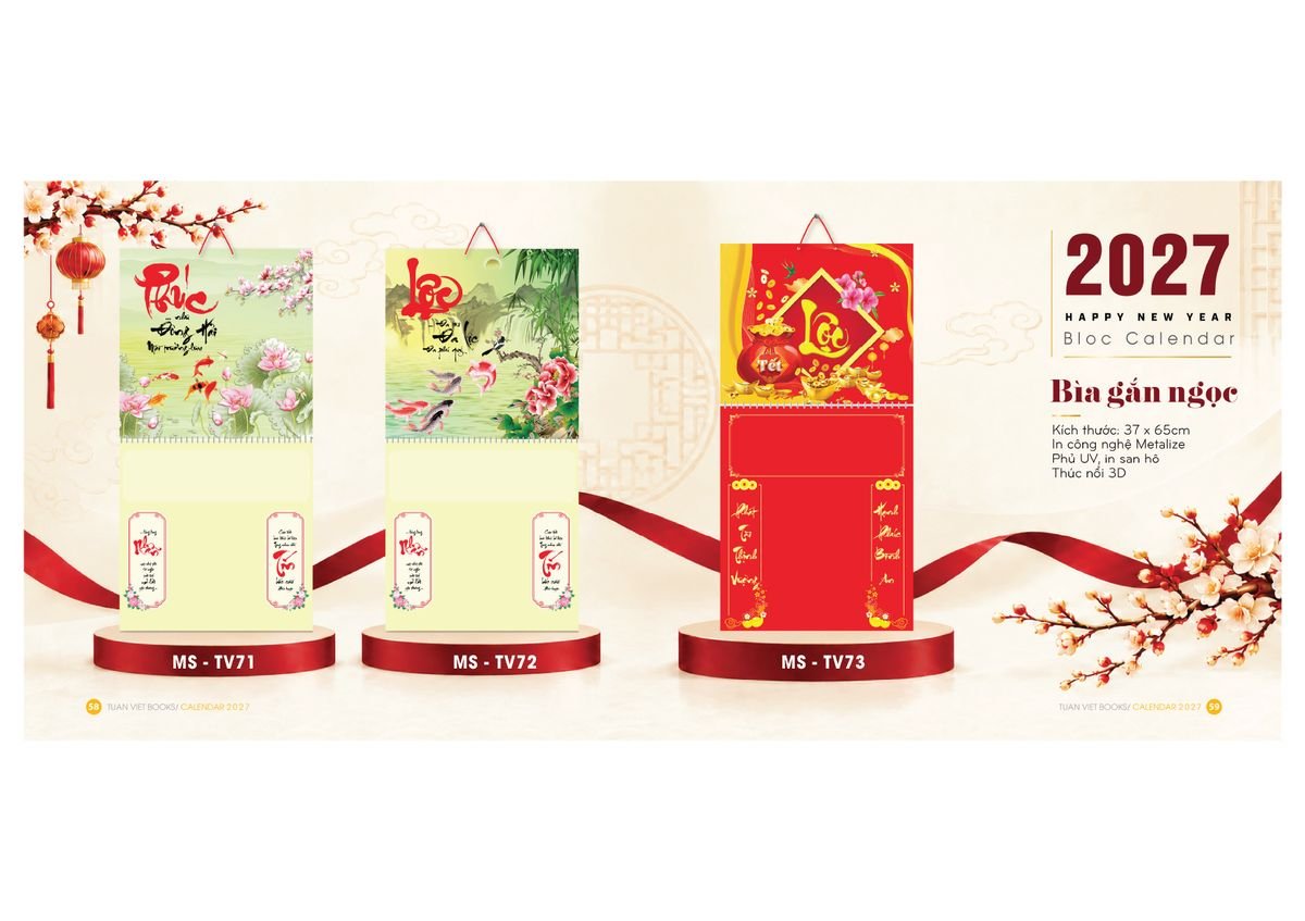 Lịch Để Bàn TV 2027 TV30 Quà Tết Tri Ân Cán Bộ Nhân Viên Lịch Để Bàn TV 2027 TV30 Quà Tết Tri Ân Cán Bộ Nhân Viên