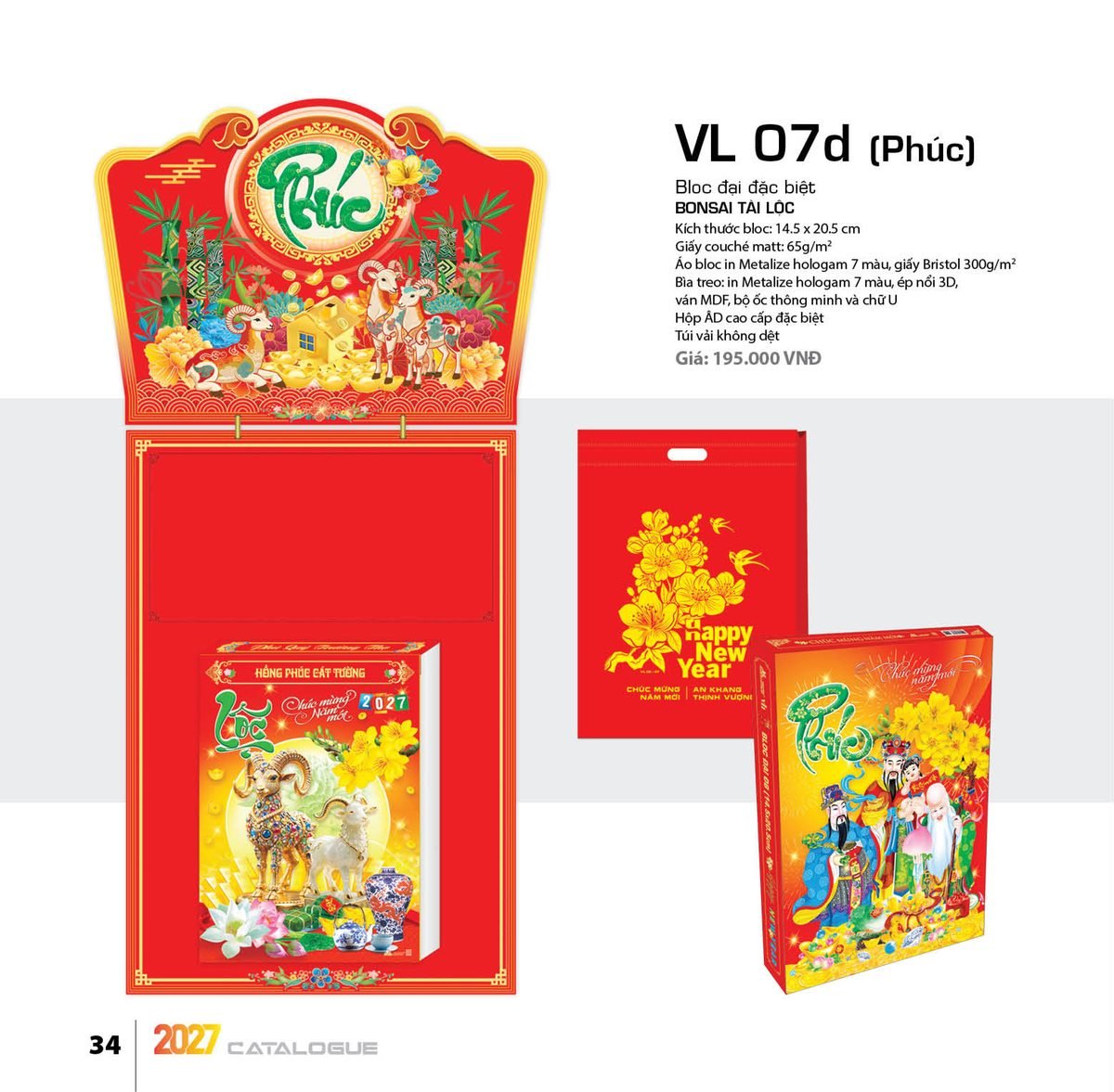 Lịch Bloc Đại Đặc Biệt 2027 VL Mẫu VL07D (29 x 41 cm) Quà Tết Tri Ân Cán Bộ Nhân Viên Lịch Bloc Đại Đặc Biệt 2027 VL Mẫu VL07D (29 x 41 cm) Quà Tết Tri Ân Cán Bộ Nhân Viên in logo doanh nghiệp quà tặng Tết tại Quà Tặng Nhân Viên SG